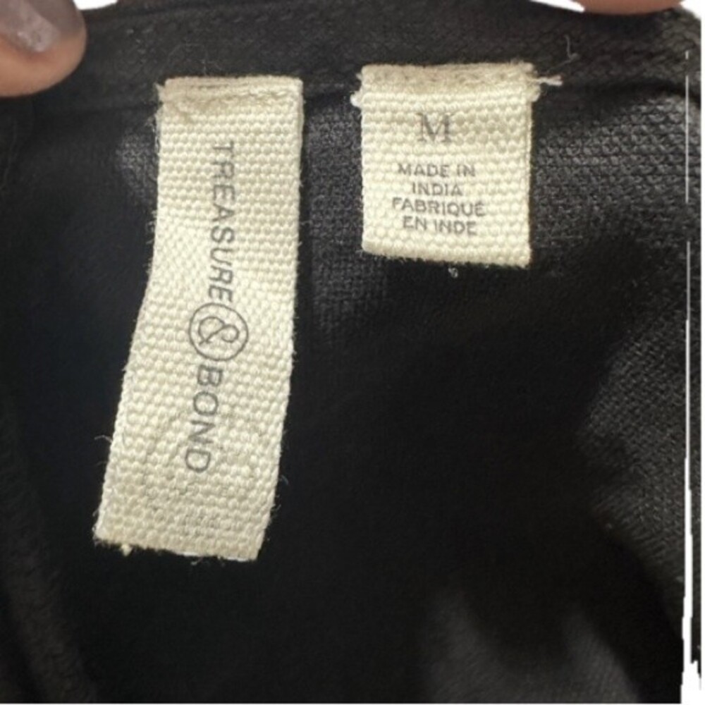 TREASURE & BOND NWT Nordstrom Black Jumpsuit Size M - Picture 3 of 3